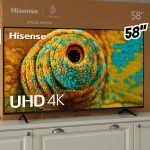 Hisense Smart TV UHD 4K DLED 58″ Polegadas