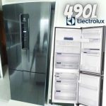 Geladeira Electrolux Frost Free 490L Efficient com AutoSense Inverse Black