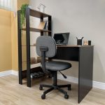 Escrivaninha com Estante Lateral MATCH