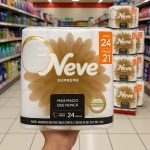 Neve Papel Higiênico Supreme Folha Tripla, 20m, Leve 24 Pague