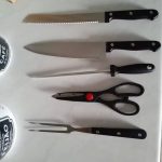 Kit Churrasco Cozinha Facas Chaira Tesoura Completo Presente