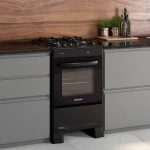 SUGGAR FOGÃO NEO MAX PRETO MESA DE VIDRO 4 BOCAS