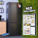 Samsung Geladeira Duplex Inverse Evolution SmartThings RB50 Black Inox 462L