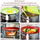Tampa Anti Derramamento e Respingos Silicone Casa Cozinha