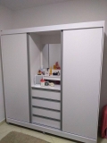 Guarda-Roupa Bartira Fortaleza II com 2 Portas de Correr e 4 Gavetas