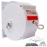 Varal Recolhível Retrátil De Parede 30 Metros Branco Seca FácilVaral Recolhível Retrátil De Parede 30 Metros Branco Seca Fácil