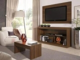 Rack para TV até 47” com Mesa de Centro e Painel – Multimóveis Inovare
