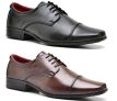 Kit 2 Pares Sapato Social ZARU Preto e Marrom Dubuy R807