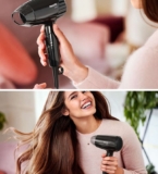 Secador de Cabelo Philips Essential BHC010/81 – Preto 1200W 3 Velocidades Preto