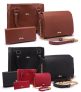 Bolsa Feminina Kit 3 Peças Quadrada Baú e Carteira Babu
