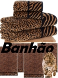 Jogo de Toalha Banhão Onça 5 Peças – Casa & Conforto