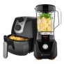 Kit Cadence Black – Fritadeira Sem Óleo e Liquidificador Robust