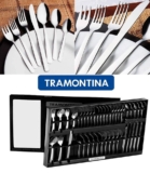 Conjunto de Talheres Inox Malibu c/ 42 Peças – Tramontina – 23799/031