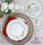 Aparelho de Jantar 20 Peças Schmidt Redondo – Colorido Porcelana Mônica