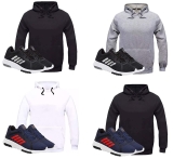 Kit Moletom Masculino Super Macio + Tenis Masculino Esporte