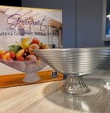 Fruteira de Mesa de Vidro Ruvolo Redonda Goumert – 10042100016