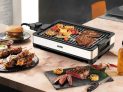 Churrasqueira Elétrica Arno GPRA Mais Sabor e Menos Fumaça com Controle de Temperatura – Preto e Inox