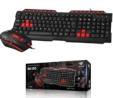 Teclado e Mouse kit Gamer Com Fio Gk-20 C3tech