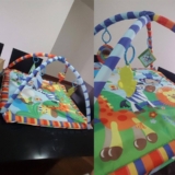 Tapete Infantil Holiday Zoo 76x76cm – Cosco Vermelho