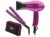 Secador de Cabelo Philco Kit Travel Shine Roxo p/ – Viagem Dobrável Turmaline Íon