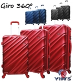 Conjunto de Malas de Viagem Yins Brasil Com Rodinhas ABS 3 unidades