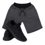 Kit Bermuda Masculina Moletom + Tenis Masculino Caminhada