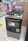 Fogão de Piso cor Prata 4 Bocas com Forno de 70L Electrolux (52LXU) – Bivolt