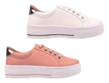 Kit 2 Pares Tênis Feminino Sapatênis Casual Eleganteria
