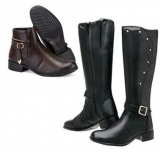 it 2 Pares Bota Casual Feminina Neway Cano Longo e Cano Curto