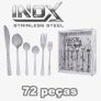 Faqueiro aço inox Charlotte 72 peças – Basic+
