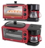 Forno Elétrico Philco Pfe09v 3 Em 1 Vermelho