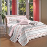 Jogo de Cama Casal Queen Size 4 Peças Microfibra 150 fios Sultan Lara Cinza