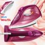 Ferro de Passar Roupa a Vapor e a Seco Portátil – Philips Walita EasySpeed Plus RI2146 Rosa
