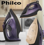 Ferro de Passar Roupa a Vapor e a Seco Portátil – Philco Nano Ceramic PFV2100RX Preto e Roxo