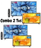 Combo Smart TV 4K LED 50” ou 50” LG 50UN7310PSC ou 60UN7310PSC Wi-Fi – Bluetooth Inteligência Artificial + HD LED 32