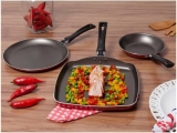 Conjunto de Panelas Brinox Garlic 700 – Antiaderente 3 Peças