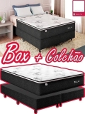 Cama Box Queen (Box + Colchão) Plumatex – Mola Ensacada 28cm de Alt. Dallas