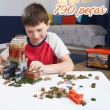 Caixa Pro Blocos de Montar, 790 peças, Mega Construx, Mattel