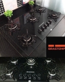 Cooktop Gás Ative! 5 Bocas Vidro Bivolt Preto – BDD75 – Brastemp