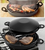 CHURRASQUEIRA GRILL ANTIADERENTE PANELUX 30 CM