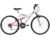 Bicicleta Track & Bikes TB-200/WP Aro 26 – 18 Marchas Suspensão Central Quadro de Aço Branco,Rosa
