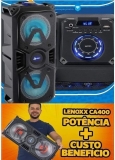 Caixa de Som Bluetooth Lenoxx CA 400 Portátil – Amplificada 200W USB