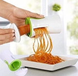 Ralador, Fatiador, Cortador Legumes Em Espiral, Verde/branco, Mimo Style