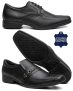 Kit 2 Pares Sapato Social Masculino Couro Legítimo