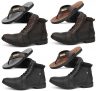 Kit de Bota Coturno com Zíper Lateral SapatoFran + Chinelo Strada Masculino