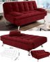 Sofá-Cama Casal 3 Lugares Premium Suede