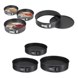 Kit 3 Formas Bolos Tortas Fundo Removível Redondo 22 26 e 28