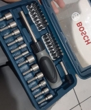 Kit de Pontas e Soquetes Bosch para parafusar com 46 unidades