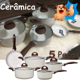 Jogo De Panela 5 Peças C/ Fundo De Indução Vanilla – Brinox