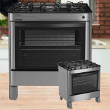 Fogão 5 Bocas Esmaltec – Acendimento Automático Agata Glass